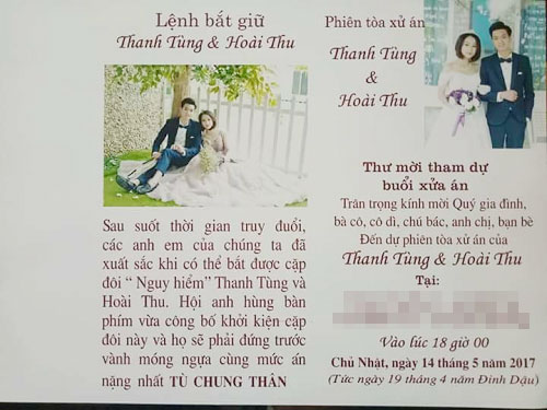thiệp cưới siêu bá đạo