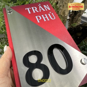 BẢNG, BIỂN SỐ NHÀ - SN0022