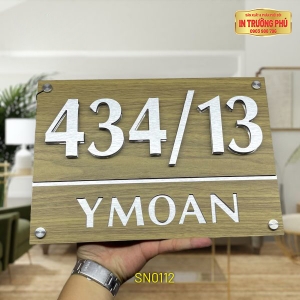 BIỂN SỐ NHÀ - SN0112