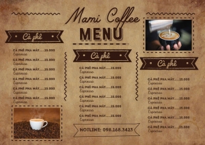Menu Mami coffee