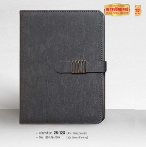 SỔ TAY BÌA DA A5|25-123;  B5|18-123