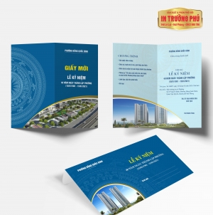 GIẤY MỜI DỰ LỄ KỶ NIỆM