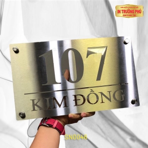 BẢNG, BIỂN SỐ NHÀ - SN0046