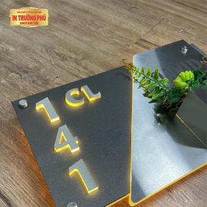 BIỂN SỐ NHÀ CÓ ĐÈN LED - SN0009