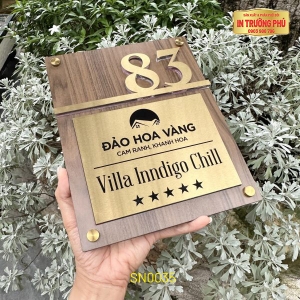BẢNG, BIỂN SỐ NHÀ - SN0035