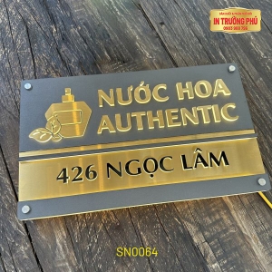 BIỂN SỐ NHÀ CÓ ĐÈN LED - SN0064