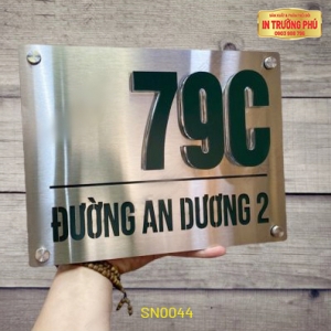 BẢNG, BIỂN SỐ NHÀ - SN0044