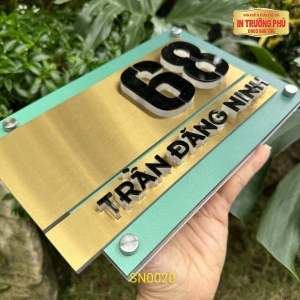 BẢNG, BIỂN SỐ NHÀ - SN0020