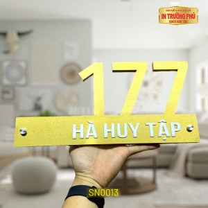 BIỂN SỐ NHÀ CÓ ĐÈN LED - SN0013