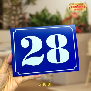 BIỂN SỐ NHÀ - SN0101