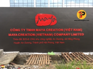 Mẫu biển đã thi công 