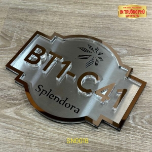 BẢNG, BIỂN SỐ NHÀ - SN0016