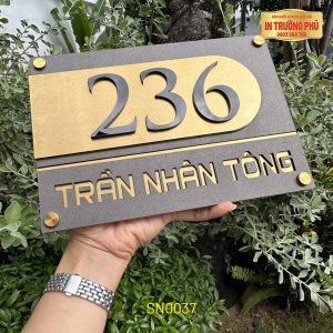 BẢNG, BIỂN SỐ NHÀ - SN0037