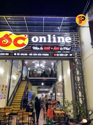 Mẫu biển đã thi công 