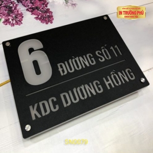 BIỂN SỐ NHÀ CÓ ĐÈN LED - SN0079