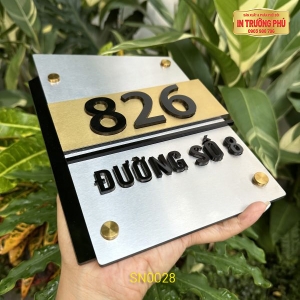 BẢNG, BIỂN SỐ NHÀ - SN0028