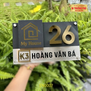 BIỂN SỐ NHÀ - SN0007
