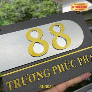 BẢNG, BIỂN SỐ NHÀ - SN0031
