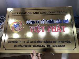 Những mẫu biển trụ sở đã thi công