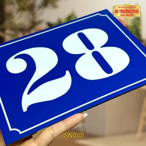 BIỂN SỐ NHÀ - SN0101