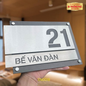 BẢNG, BIỂN SỐ NHÀ - SN0018