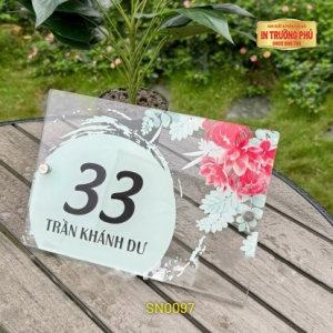 BIỂN SỐ NHÀ - SN0097