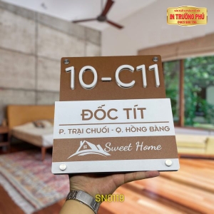 BIỂN SỐ NHÀ - SN0119