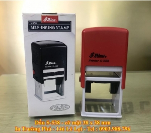 Dấu S-538 - cỡ mặt 38 x 38 mm