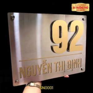 BẢNG, BIỂN SỐ NHÀ - SN0045