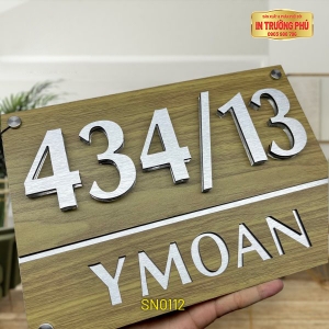 BIỂN SỐ NHÀ - SN0112