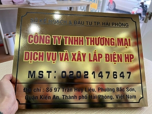 Biển trụ sở SP017