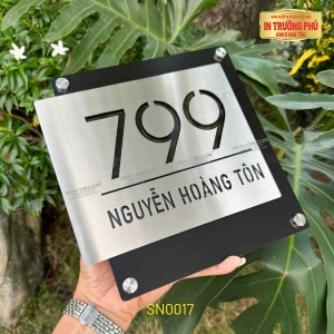 BẢNG, BIỂN SỐ NHÀ - SN0017