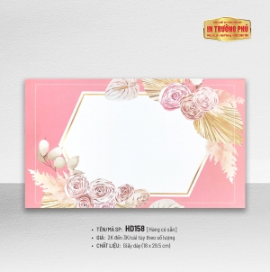 Thiệp Cưới / Thiệp Báo Hỷ HD158