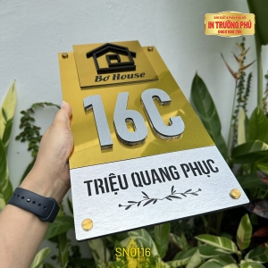 BIỂN SỐ NHÀ - SN0116