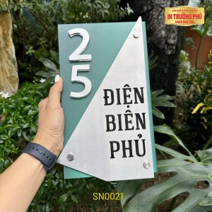 BẢNG, BIỂN SỐ NHÀ - SN0021