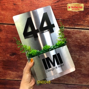 BẢNG, BIỂN SỐ NHÀ - SN0048