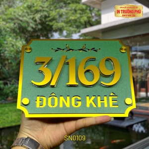 BIỂN SỐ NHÀ - SN0109