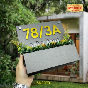BIỂN SỐ NHÀ CÓ ĐÈN LED - SN0070