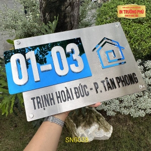 BẢNG, BIỂN SỐ NHÀ - SN0038