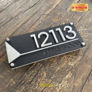 BẢNG, BIỂN SỐ NHÀ - SN0012