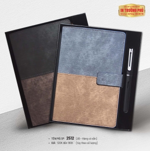 SỔ TAY BÌA DA A5|2512;  B5|1812