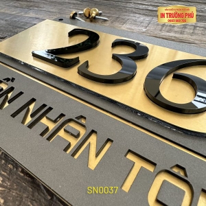 BẢNG, BIỂN SỐ NHÀ - SN0037