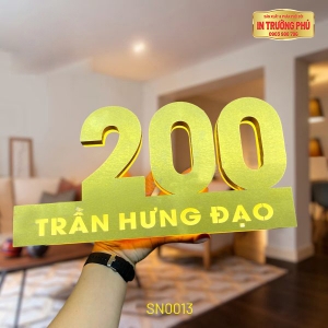 BIỂN SỐ NHÀ CÓ ĐÈN LED - SN0013