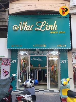 Mẫu biển đã thi công 