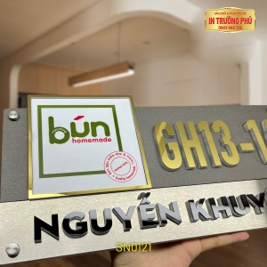 BIỂN SỐ NHÀ - SN0121