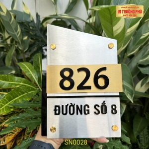 BẢNG, BIỂN SỐ NHÀ - SN0028