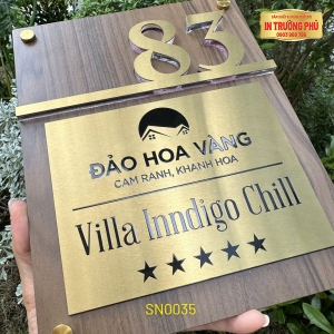 BẢNG, BIỂN SỐ NHÀ - SN0035