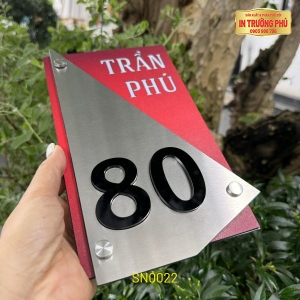 BẢNG, BIỂN SỐ NHÀ - SN0022