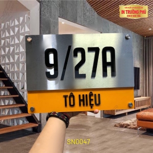 BẢNG, BIỂN SỐ NHÀ - SN0047