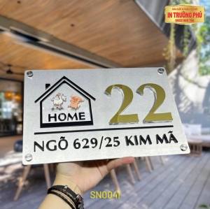 BẢNG, BIỂN SỐ NHÀ - SN0041